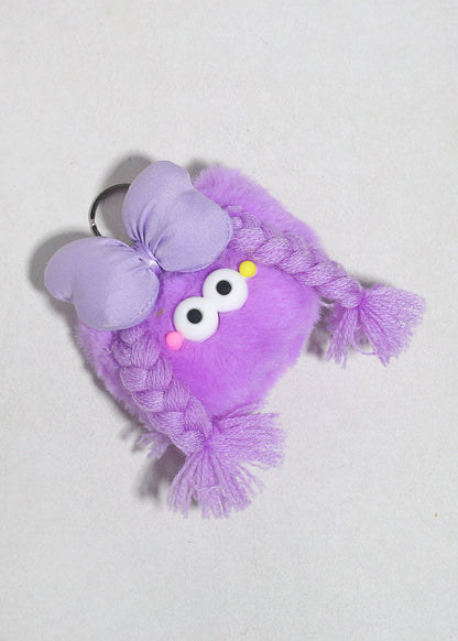 Fluffy Braid Cutie Bag Charm