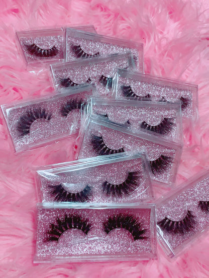 Inked Doll Cosmetics - #SNATCHED 3D DREAMDOLL LASHES *GLITTER* CASE