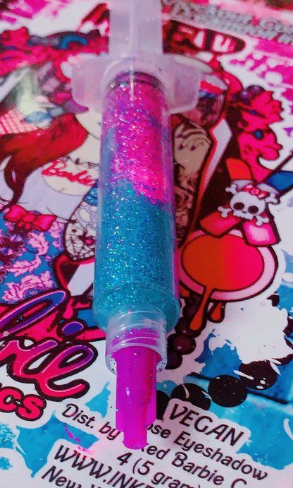 Inked Doll Cosmetics - SAPPHIRE BERRY GlamDoll Glitter Syringe