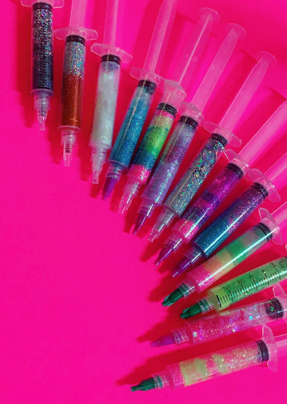 Inked Doll Cosmetics - SAPPHIRE BERRY GlamDoll Glitter Syringe