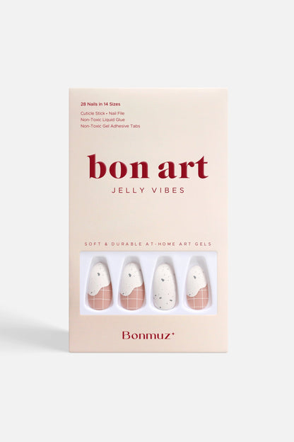 Bonmuz - Sundaes and Cones | Soft & Durable Press-On Nails
