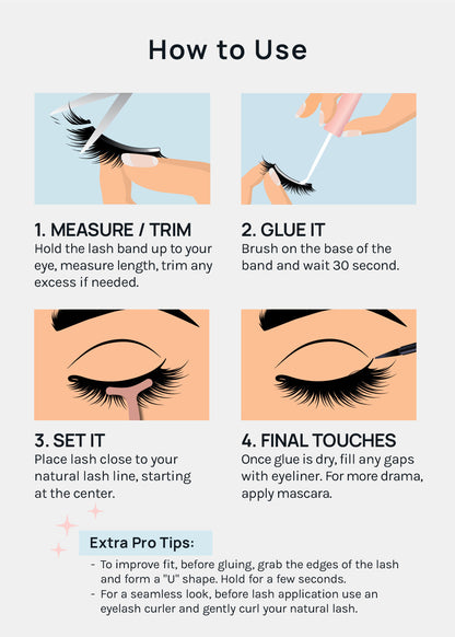 D-LUX Curl Premium Faux Mink Lashes - Ava
