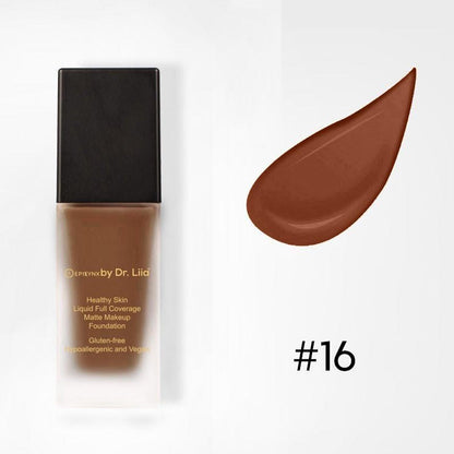 EpiLynx - Healthy Skin Liquid Full Coverage Matte Makeup Foundation with SPF 30