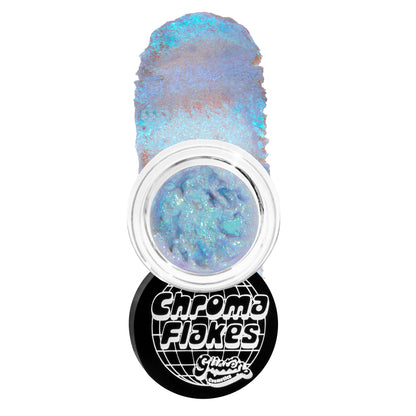 Ice Chroma Flakes (Blue) - Duochrome Pigment - Glisten Cosmetics