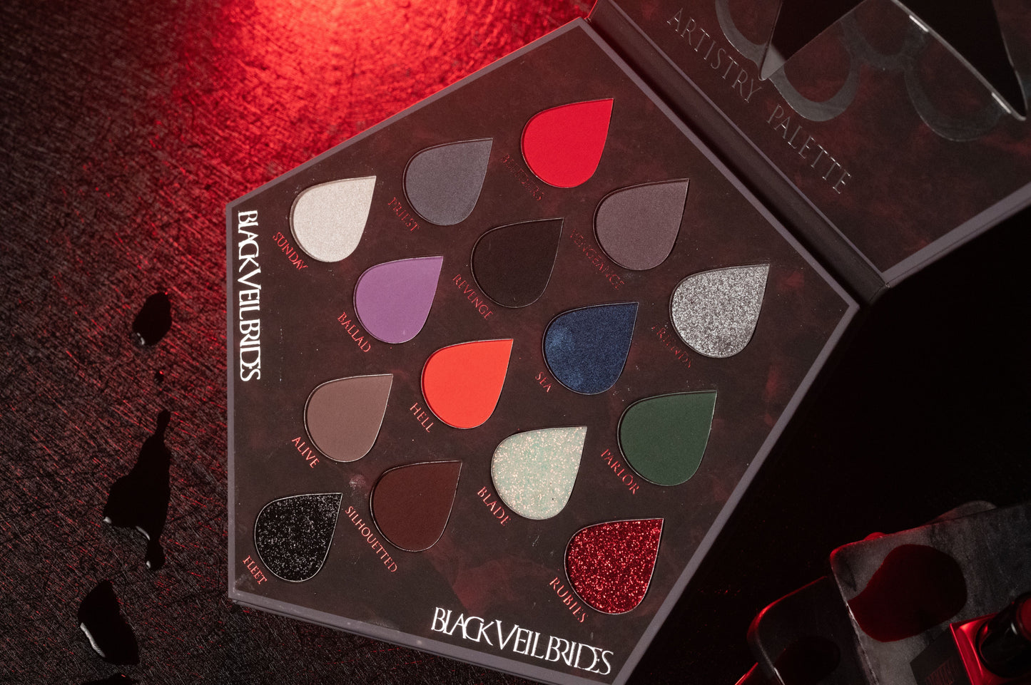 Curst Kosmetics - Black Veil Brides BLEEDERS Artistry Palette