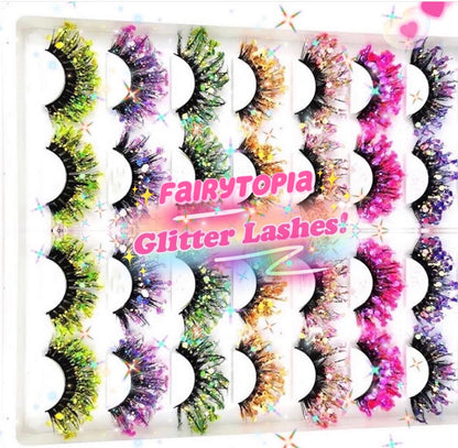 Inked Doll Cosmetics - MAJESTY “FairyTopia” Glitter DreamDoll Lashes