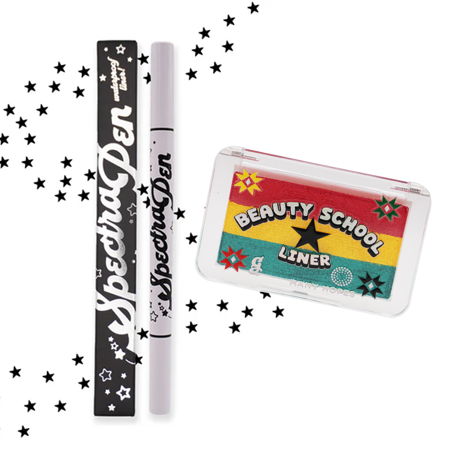 Black Spectra Pen & Many Hopes Beauty School Liner Bundle - Glisten Cosmetics