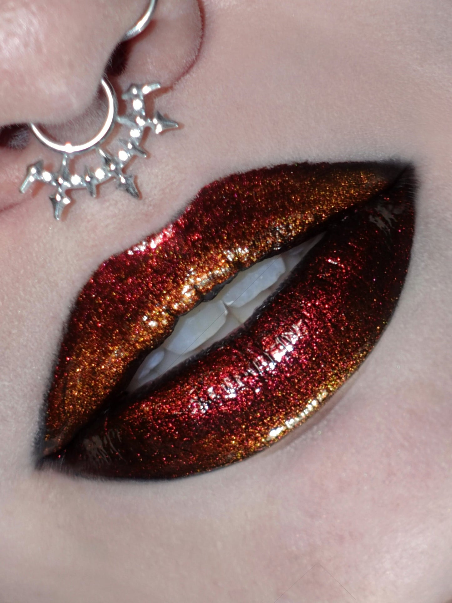 Phoenix Chroma Gloss (Bronze/Gold) - Multichrome Lip Gloss - Glisten Cosmetics