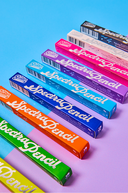 Blue Spectra Pencil - Colourful Pencil - Glisten Cosmetics