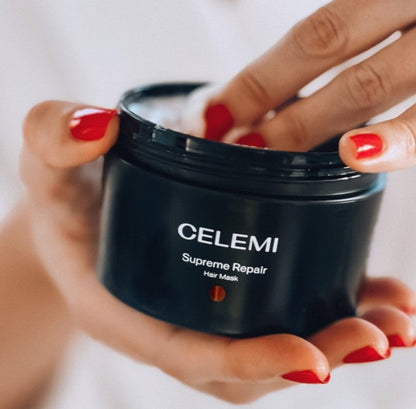 Celemi Cosmetics - Restorative hair mask with hydrolyzed keratin and avocado oil Supreme Repair