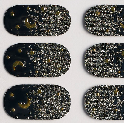 Candied Nails - Nail Sticker - Midnight Sky Gel Nails